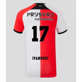 Feyenoord Luka Ivanusec #17 Hjemme skjorte 2024-25 Kortermet